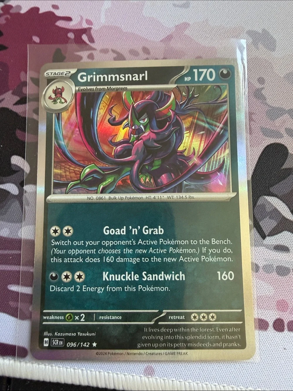 morgrem pokemon card SV084/SV122 Shining Fates Shiny Vault NM Darkness Darkness Bite (30) Darkness Pokemon TCG Shining Fates SV084/SV122